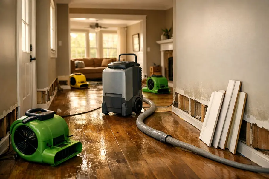 Drying equipment set in a Marietta, GA home
